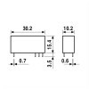 Relej Finder  (1xM+R)  10A 24V DC 2200R - RELF43417024