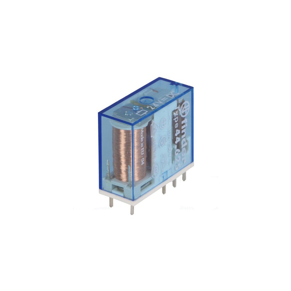 Rele Finder 44.62 24V DC 10A 2CO - RELF4462-24