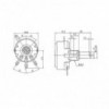 Potenciometar lin 10kΩ, 2W, Osovina Ø6x10mm - POTWTH118-10K
