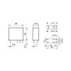 Rele Finder  2CO 8A, 24V DC  50.12.9.024 - RELF5012-24DC