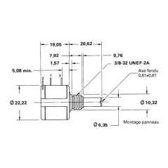 Viseobrtni poten. 2W 1K,VISHAY-SPECTROL