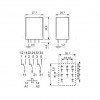 RELEJ FINDER 55.13 3xU 10A 12V AC - RELF55138012