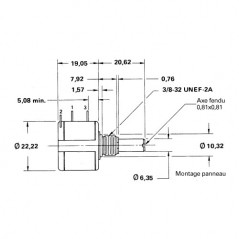Viseobrtni poten. 2W 500E VISHAY-SPECTROL