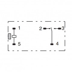 Rele Omron 1NO+NC,12V DC 10A 275R