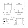 Rele G5LE-12-1, 12V DC,10A,1xM+R - REL-G5LE12