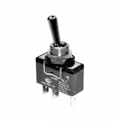 Taster kipp 16A/250V 1-pol 3-položaja (ON)-OFF-(ON)  fi=10.8mm