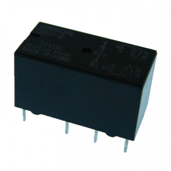 Relej G5V2-12H1 (12V, 2A, 2xM+R) - RELG5V2-12H1